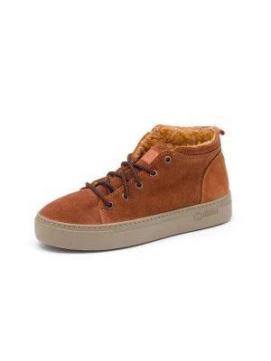 natural world Skórzane botki w kolorze jasnobrązowym rozmiar: 41