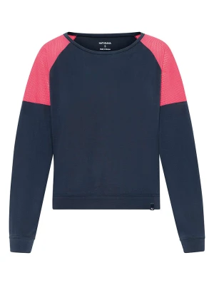 Naturana Bluza w kolorze granatowo-różowym rozmiar: L