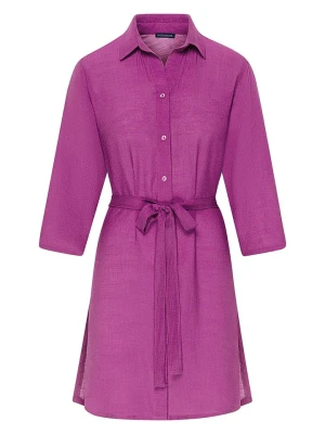 Naturana Sukienka koszulowa w kolorze fioletowym rozmiar: M