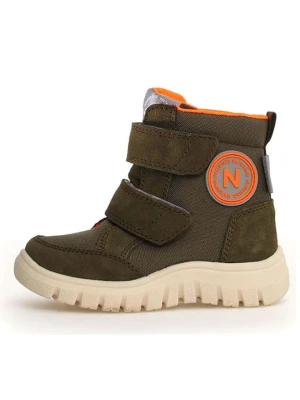 Naturino Botki "Geminae" w kolorze khaki rozmiar: 29