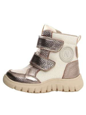 Naturino Botki zimowe "Geminae 3" w kolorze złoto-kremowym rozmiar: 40