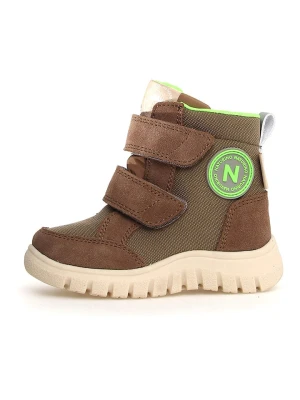 Naturino Botki zimowe "Geminae" w kolorze brązowym rozmiar: 33
