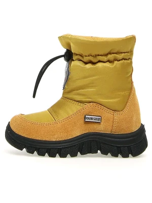 Naturino Botki zimowe "Varna" w kolorze żółtym rozmiar: 27