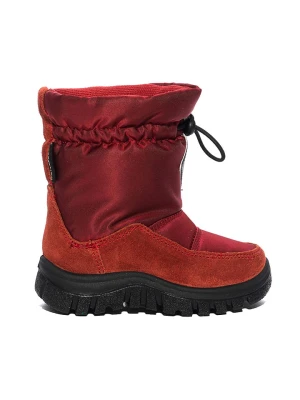 Naturino Botki zimowe "Verna" w kolorze czerwonym rozmiar: 29
