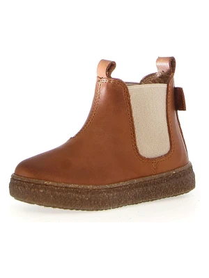 Naturino Skórzane botki "Figus" w kolorze jasnobrązowym rozmiar: 21