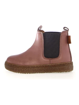 Naturino Skórzane botki "Figus" w kolorze jasnoróżowym rozmiar: 22