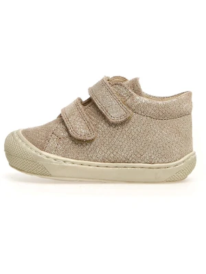 Naturino Skórzane buty "Cocoon" w kolorze beżowym do nauki chodzenia rozmiar: 19