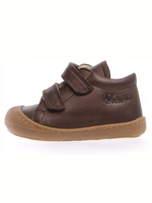 Naturino Skórzane buty "Cocoon" w kolorze brązowym do nauki chodzenia rozmiar: 21