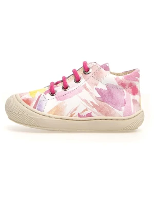 Naturino Skórzane buty "Cocoon" w kolorze jasnoróżowo-różowym do nauki chodzenia rozmiar: 20