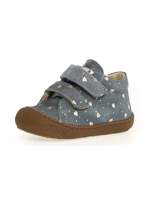 Naturino Skórzane buty "Cocoon" w kolorze niebieskim do nauki chodzenia rozmiar: 24