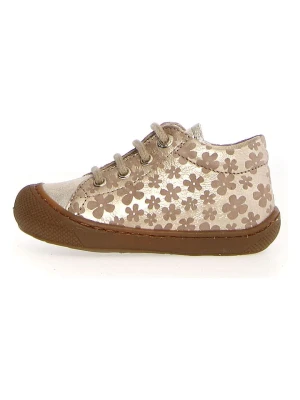 Naturino Skórzane buty "Cocoon" w kolorze złoto-beżowym do nauki chodzenia rozmiar: 25