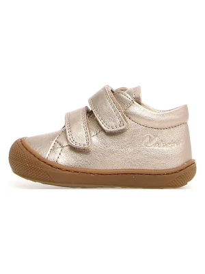 Naturino Skórzane buty "Cocoon" w kolorze złotym do nauki chodzenia rozmiar: 22