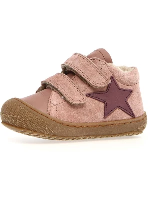 Naturino Skórzane buty "Kolde2" w kolorze jasnoróżowym do nauki chodzenia rozmiar: 25