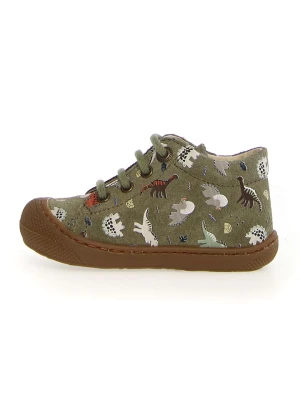 Naturino Skórzane buty w kolorze khaki do nauki chodzenia rozmiar: 25