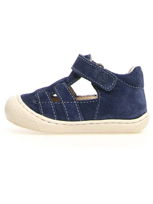Naturino Skórzane półsandały "Bede" w kolorze granatowym rozmiar: 21