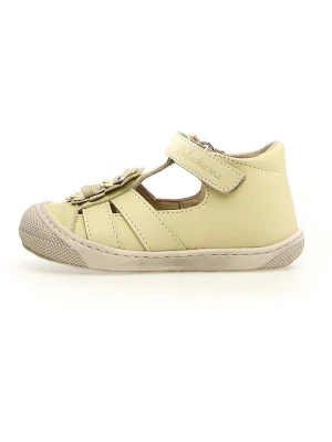 Naturino Skórzane półsandały "Maggy" w kolorze żółtym rozmiar: 21