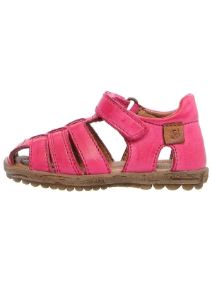 Naturino Skórzane półsandały "See" w kolorze różowym rozmiar: 23