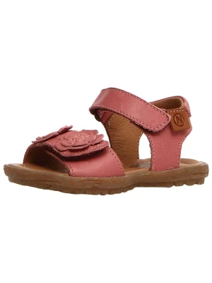 Naturino Skórzane sandały "Begonia" w kolorze różowym rozmiar: 35
