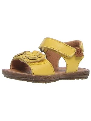Naturino Skórzane sandały "Begonia" w kolorze żółtym rozmiar: 29