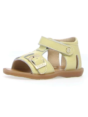 Naturino Skórzane sandały "Quarzo" w kolorze żółtym rozmiar: 24