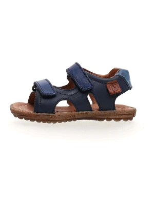 Naturino Skórzane sandały "Sky" w kolorze granatowym rozmiar: 25