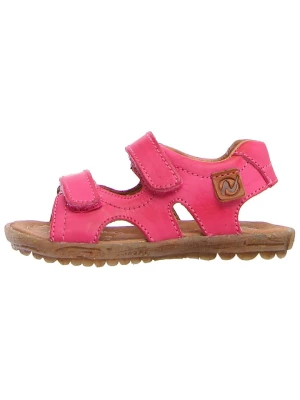 Naturino Skórzane sandały "Sky" w kolorze różowym rozmiar: 32