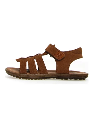 Naturino Skórzane sandały "Summer Bands" w kolorze brązowym rozmiar: 23