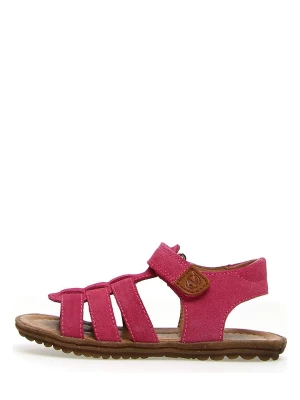 Naturino Skórzane sandały "Summer Bands" w kolorze różowym rozmiar: 22