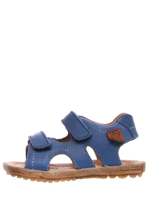 Naturino Skórzane sandały w kolorze niebieskim rozmiar: 32