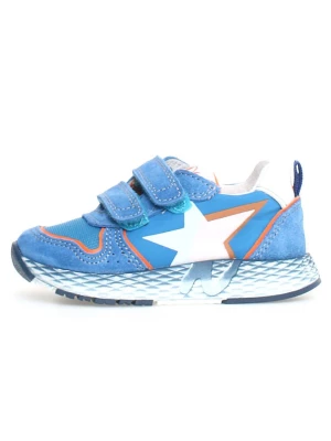 Naturino Skórzane sneakersy "Althidon" w kolorze błękitnym rozmiar: 20