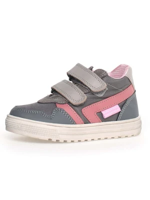 Naturino Skórzane sneakersy "Ceonia" w kolorze jasnoróżowo-szarym rozmiar: 25