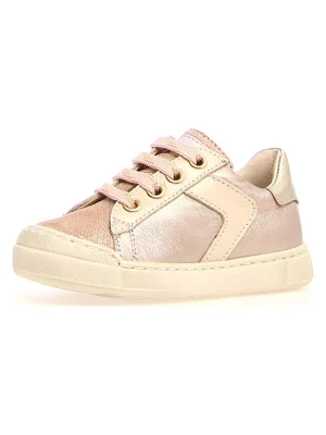 Naturino Skórzane sneakersy "Clarendon" w kolorze beżowym rozmiar: 23