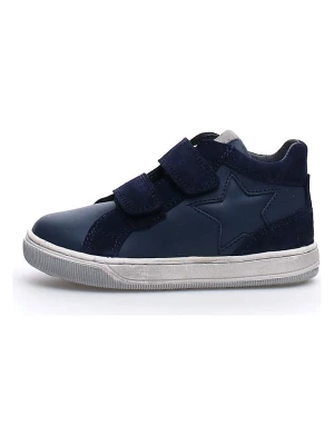 Naturino Skórzane sneakersy "Clay" w kolorze granatowym rozmiar: 28