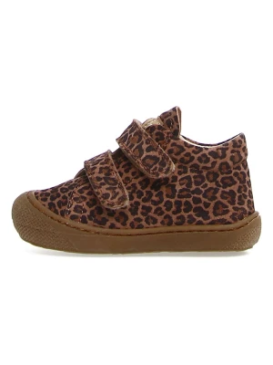 Naturino Skórzane sneakersy "Coco" w kolorze brązowym rozmiar: 23
