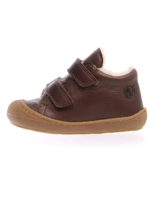 Naturino Skórzane sneakersy "Coco" w kolorze brązowym rozmiar: 21