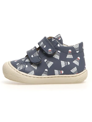 Naturino Skórzane sneakersy "Cocoon" w kolorze granatowym rozmiar: 20
