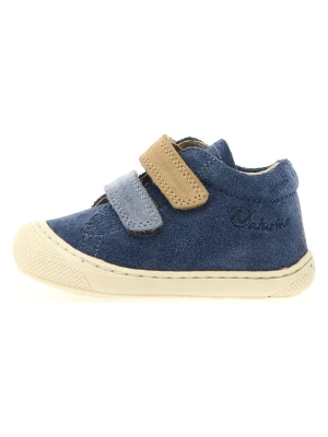 Naturino Skórzane sneakersy "Corkel" w kolorze niebieskim rozmiar: 24