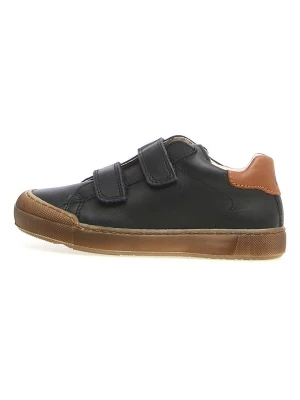 Naturino Skórzane sneakersy "Eindhoven" w kolorze czarnym rozmiar: 25