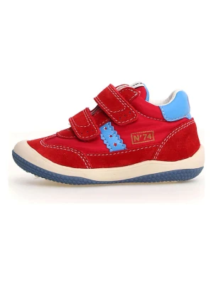 Naturino Skórzane sneakersy "Go" w kolorze czerwonym rozmiar: 20
