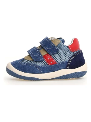 Naturino Skórzane sneakersy "Go" w kolorze niebieskim rozmiar: 21