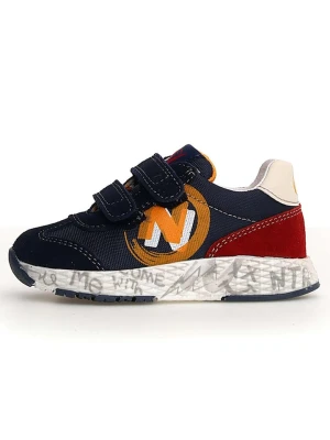 Naturino Skórzane sneakersy "Jesko 2" w kolorze granatowo-czerwonym rozmiar: 21