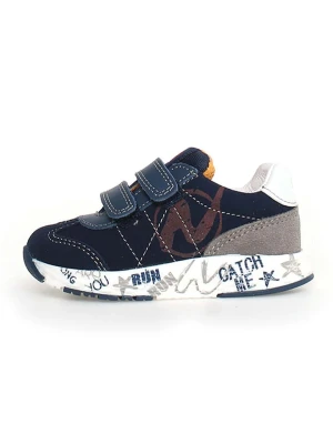 Naturino Skórzane sneakersy "Jesko 2" w kolorze granatowym rozmiar: 26