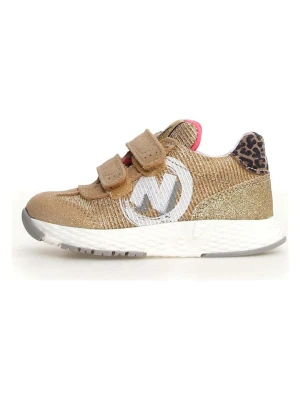 Naturino Skórzane sneakersy "Jesko 2" w kolorze jasnobrązowym rozmiar: 32