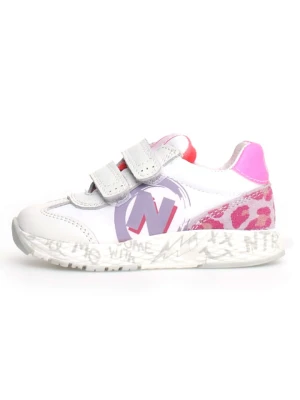 Naturino Skórzane sneakersy "Jesko 2" w kolorze różowo-białym rozmiar: 30