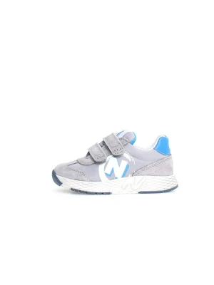 Naturino Skórzane sneakersy "Jesko 2" w kolorze szarym rozmiar: 37