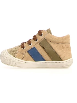 Naturino Skórzane sneakersy "Macks" w kolorze jasnobrązowym rozmiar: 21