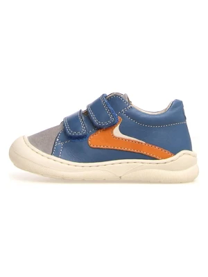 Naturino Skórzane sneakersy "Minstix" w kolorze niebieskim rozmiar: 28