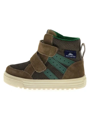 Naturino Skórzane sneakersy "Piqui" w kolorze brązowym rozmiar: 30