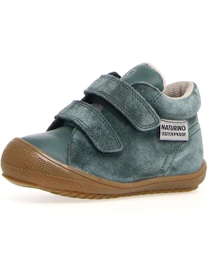 Naturino Skórzane sneakersy "Raintastik" w kolorze turkusowym rozmiar: 26