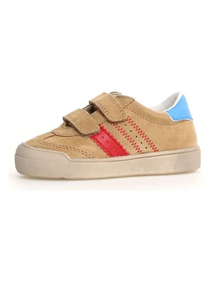 Naturino Skórzane sneakersy "Riby" w kolorze jasnobrązowym rozmiar: 20